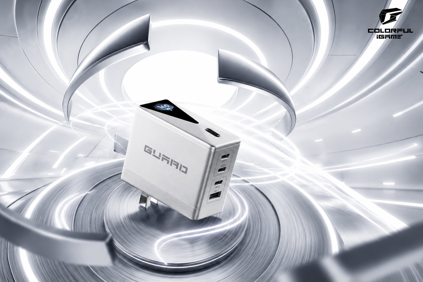 COLORFUL Launches iGame Guard G114 140W GaN Multi-Port Charger