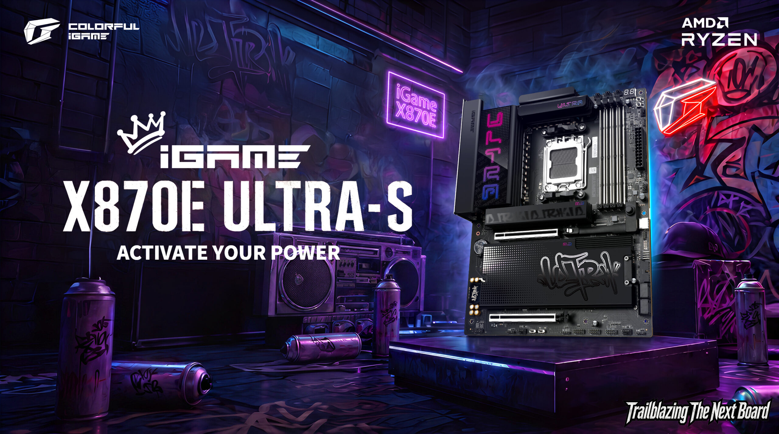 COLORFUL Launches iGame X870E ULTRA-S V14 Motherboard