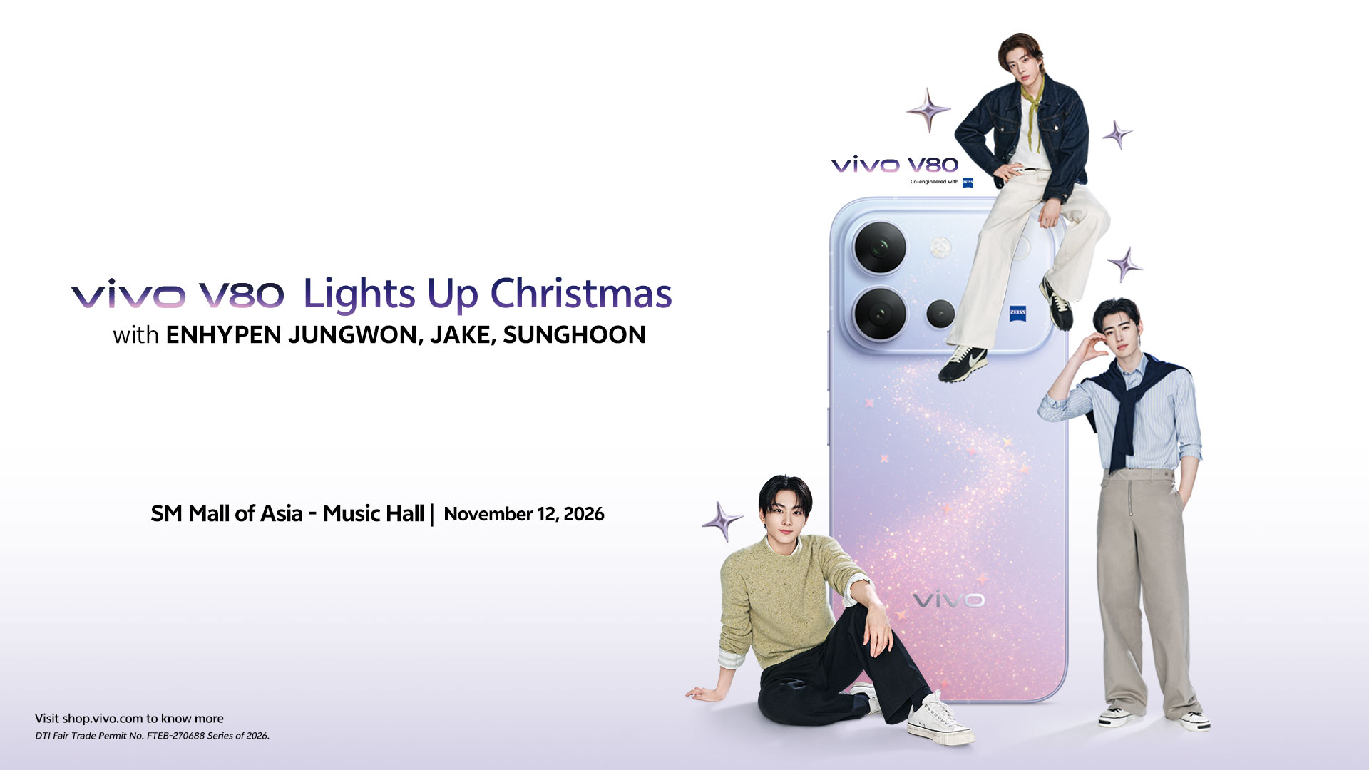 First 100 vivo V80 pre-orders get access to ENHYPEN event